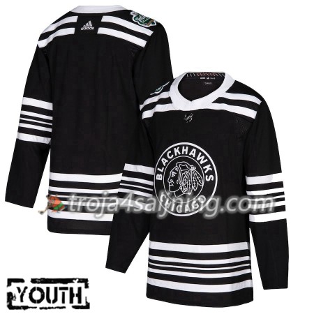Chicago Blackhawks tröja Blank 2019 Winter Classic Adidas Svart Authentic - NHL Tröjor Barn